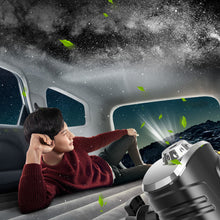 Load image into Gallery viewer, Car aromatherapy starry sky light air freshener, diffuser with starry sky projection, Saturn moon ceiling light rechargeable car decoration light, 2 adjustable modes, automatic on/off intelligent car accessories