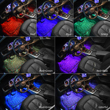 Load image into Gallery viewer, GCYS car interior USB star light-7 color-sound activated-4pcs-with remote control