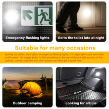 Load image into Gallery viewer, GCYS Battery Powered Ceiling Light, Motion Sensor light- Suitable for Car Trunk, Closet ,Stairs,Bathroom