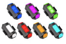 Load image into Gallery viewer, Mini USB Rechargeable flash light for car motocycle red,green,white