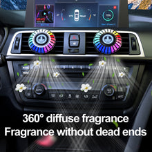 Load image into Gallery viewer, Car air freshener perfume air Vent clips Car fragrance LED breathing light ambient light