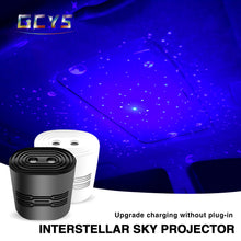 Load image into Gallery viewer, GCYS-wirelessinterstellar pattern light with battery-angle adjustabale with magnet holder-mode switching-for car ,home and party use