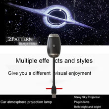 Load image into Gallery viewer, USB Starry Sky Projection Light Car Bedroom Dual purpose HD Starry Sky Galaxy Romantic Atmosphere LED Light
