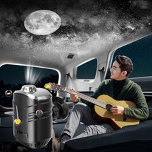Load image into Gallery viewer, Car aromatherapy starry sky light air freshener, diffuser with starry sky projection, Saturn moon ceiling light rechargeable car decoration light, 2 adjustable modes, automatic on/off intelligent car accessories
