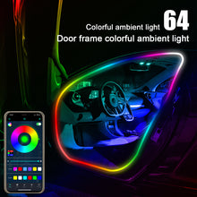 Load image into Gallery viewer, Car Door Frame LED Ambient Lights - Wireless Invisible Stream of Colorful Light for Enhanced Driving Comfort, USB-Powered (No Wiring Needed), Vehicle Lighting Upgrade, Streamlined Lighting Design, Without Battery
