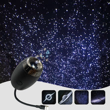 Load image into Gallery viewer, USB Starry Sky Projection Light Car Bedroom Dual purpose HD Starry Sky Galaxy Romantic Atmosphere LED Light
