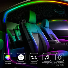 Load image into Gallery viewer, Car Door Frame LED Ambient Lights - Wireless Invisible Stream of Colorful Light for Enhanced Driving Comfort, USB-Powered (No Wiring Needed), Vehicle Lighting Upgrade, Streamlined Lighting Design, Without Battery
