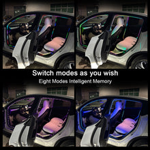 Load image into Gallery viewer, Car Door Frame LED Ambient Lights - Wireless Invisible Stream of Colorful Light for Enhanced Driving Comfort, USB-Powered (No Wiring Needed), Vehicle Lighting Upgrade, Streamlined Lighting Design, Without Battery
