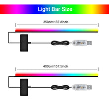 Load image into Gallery viewer, Car Door Frame LED Ambient Lights - Wireless Invisible Stream of Colorful Light for Enhanced Driving Comfort, USB-Powered (No Wiring Needed), Vehicle Lighting Upgrade, Streamlined Lighting Design, Without Battery
