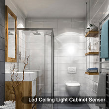 Load image into Gallery viewer, GCYS Battery Powered Ceiling Light, Motion Sensor light- Suitable for Car Trunk, Closet ,Stairs,Bathroom
