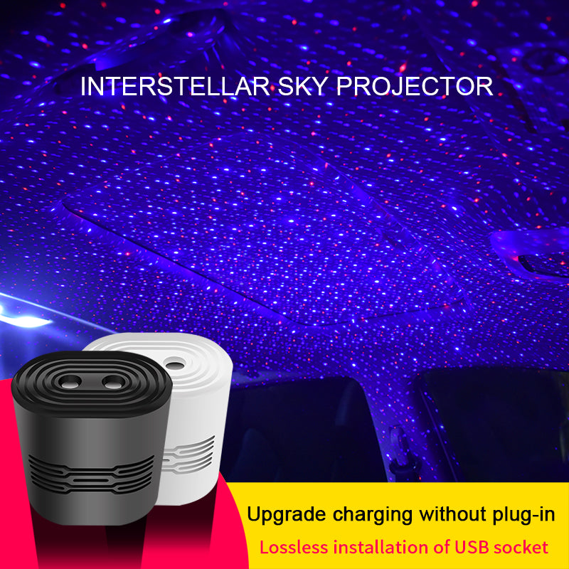 GCYS-wirelessinterstellar pattern light with battery-angle adjustabale with magnet holder-mode switching-for car ,home and party use