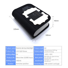 Load image into Gallery viewer, Model k2  Dynamic super star projector，book shape
