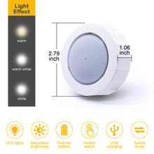 Load image into Gallery viewer, GCYS Battery Powered Ceiling Light, Motion Sensor light- Suitable for Car Trunk, Closet ,Stairs,Bathroom
