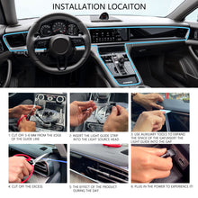 Load image into Gallery viewer, colorful car decoration fiber line
