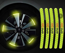 Load image into Gallery viewer, car wheel hub reflective sticker 20pcs
