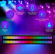 Load image into Gallery viewer, Voice-Activated Pickup Rhythm Light rechargeable

