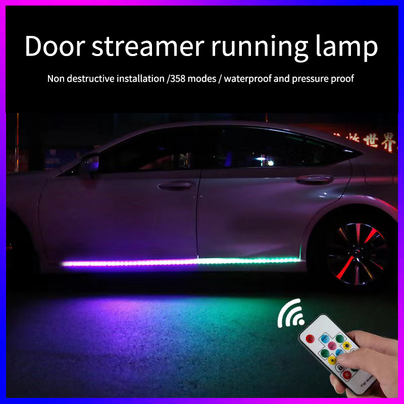 Door streamer colorfu light